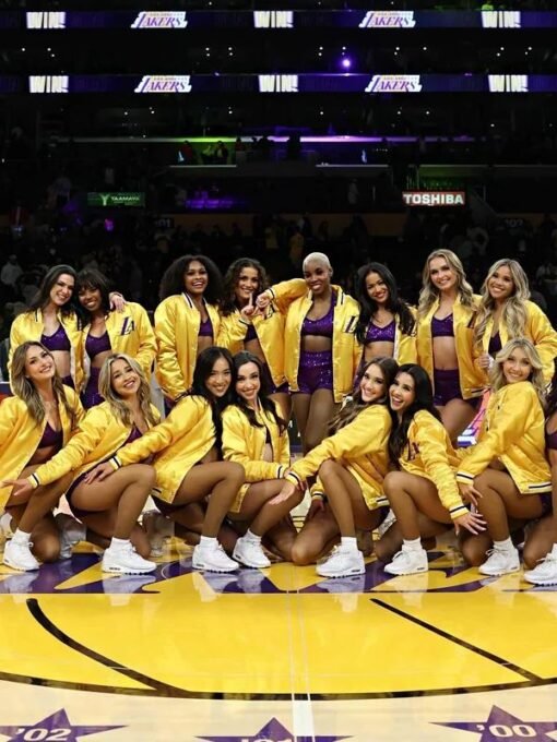 Women’s Lakers Yellow Varsity Jacket