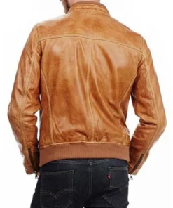 Tommy Merlyn Arrow Brown Leather Jacket