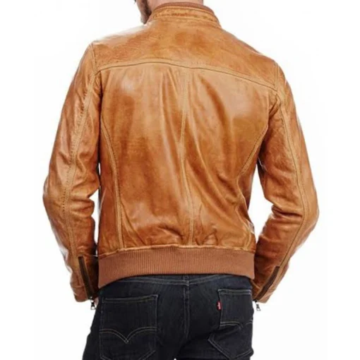 Tommy Merlyn Arrow Brown Leather Jacket
