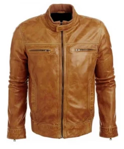 Tommy Merlyn Arrow Brown Leather Jacket