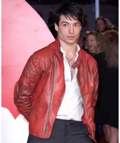 Premiere of Batman V Superman Ezra Miller Jacket