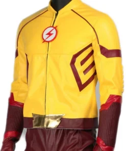 The Flash Kid Flash Leather Jacket
