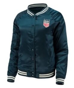 5th & Ocean By New Era Satin Blue Jacket