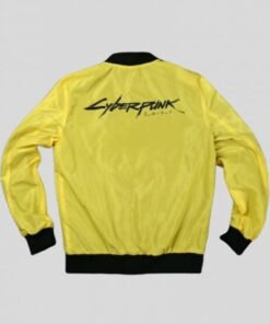 Cyberpunk 2077 Yellow Bomber Jacket