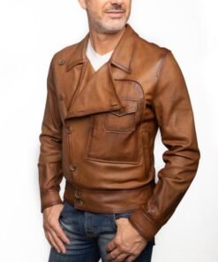 The Aviator Howard Hughes Leather Jacket