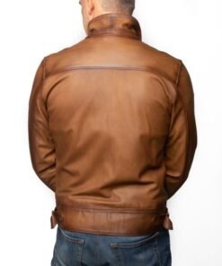 The Aviator Howard Hughes Leather Jacket