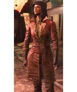 Piper Dark Brown Double Breasted Coat