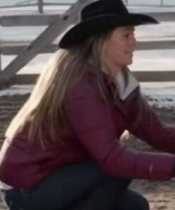 Heartland Season 15 Amy Fleming Puffer Jacket