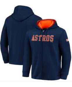 Houston Astros Blue Zip-Up Hoodie