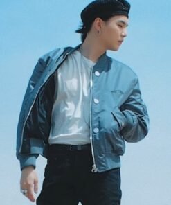 Yet To Come Suga Logo Bomber Jacket