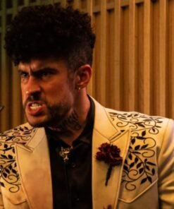 Product Specification: Material: Suiting Fabric Inner: Viscose Lining Collar: Lapel Style Collar Front: Buttoned Closure Sleeves: Full-length Cuffs: Buttoned cuffs Color: White