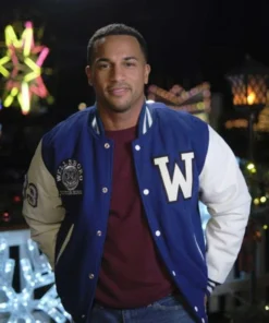 Christmas Comes Twice Michael Xavier Letterman Jacket