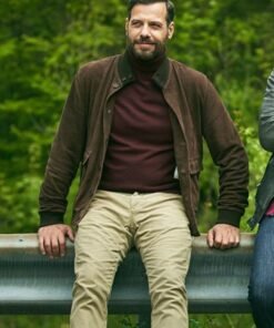 The Takedown 2022 Laurent Lafitte Brown Jacket