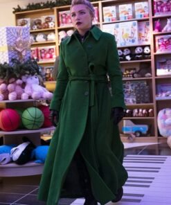 Hawkeye Yelena Belova Green Trench Coat