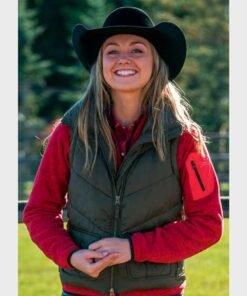 Heartland Amy Fleming Green Vest