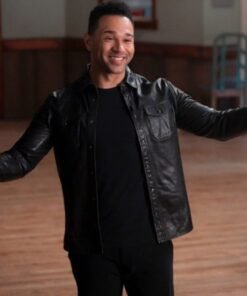 High School Musical S03 Mr. Mazzara Leather Jacket