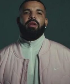 Drake Laugh Now Cry Later Pink Bomber Jacket