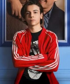 The Invisible Thread Leone Ferrari Red Track Jacket