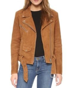 Heartland Season 14 Lou’s Brown Suede Jacket