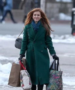 Isla Fisher Godmothered Coat