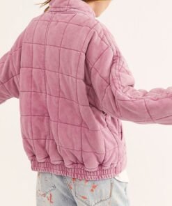 Heartland Season 15 Lou Fleming Pink Quilted Jacket