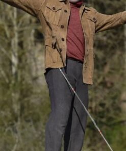 Mission Impossible 7 Esai Morales Suede Jacket