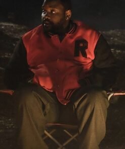 Alfred Miles Atlanta Red Letterman Jacket