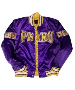Prairie View A&M University Purple Varsity Jacket