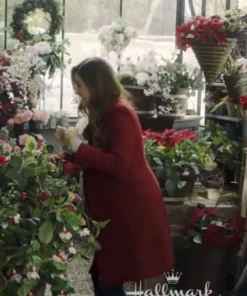 Julie Gonzalo Jingle Bell Bride Coat