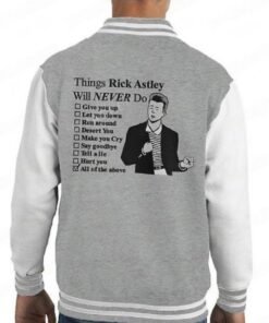 Rick Astley Varsity Jacket