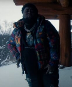 Rod Wave Cold December Puffer Jacket