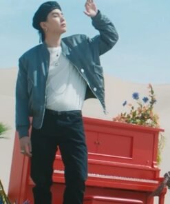 Yet To Come Suga Logo Bomber Jacket