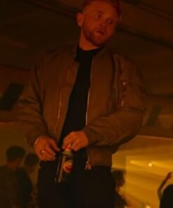 Young Wallander Josef Davies Bomber Jacket