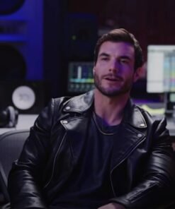 The Chainsmokers Ryan O Flanagan Black Leather Jacket
