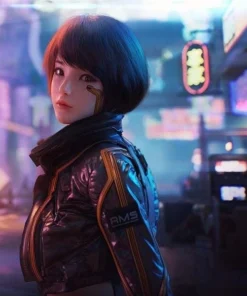 Cyberpunk Syn Leather Jacket