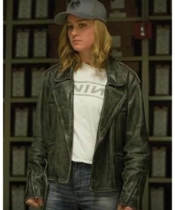 Captain Marvel Carol Danvers Biker Jacket