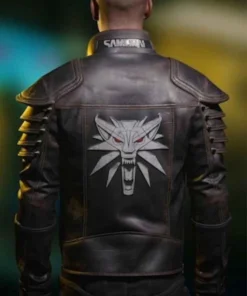 Cyberpunk 2077 Wolf School Leather Jacket