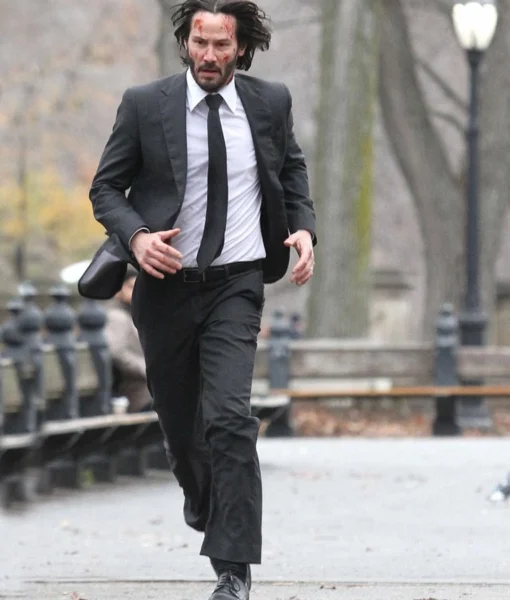 John Wick Keanu Reeves 2 Black Suit