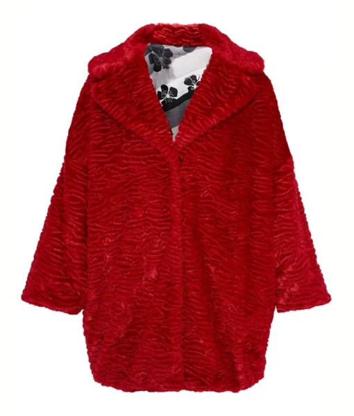 Katy Keene Red Fur Coat