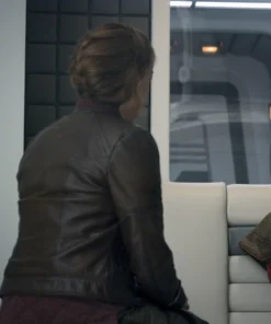 Molly Parker Lost In Space Leather Jacket