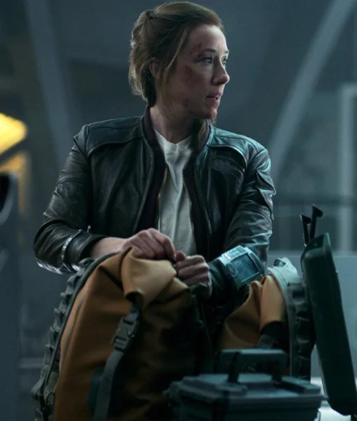 Molly Parker Lost In Space Leather Jacket