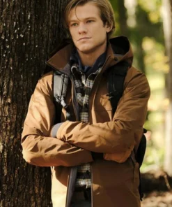 Lucas Till Angus MacGyver Cotton Jacket