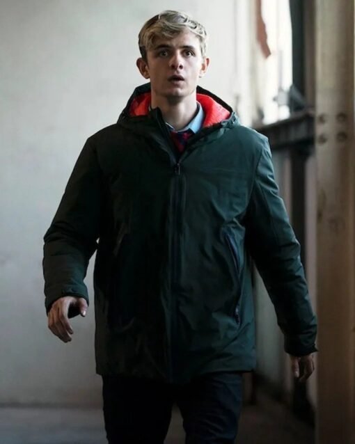 Alex Rider S02 Otto Farrant Green Jacket