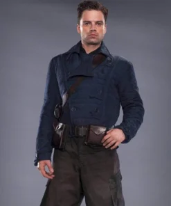 Bucky Barnes WW2 Blue Jacket