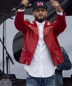 DJ Swizz Beatz Empire Leather Jacket