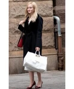 Inventing Anna 2022 Julia Garner Black Coat