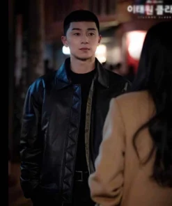 Itaewon Class Park Seo-Joon Black Jacket
