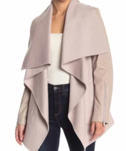 Last Man Standing Amanda Fuller Drape Coat