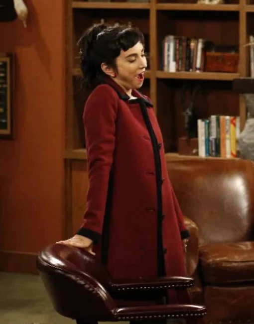 Last Man Standing Molly Ephraim Maroon Coat