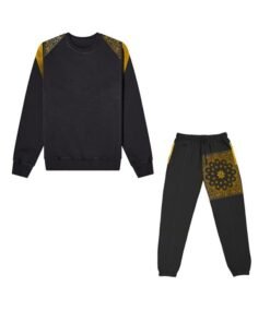 Shante Broadus Black Bandana Tracksuit